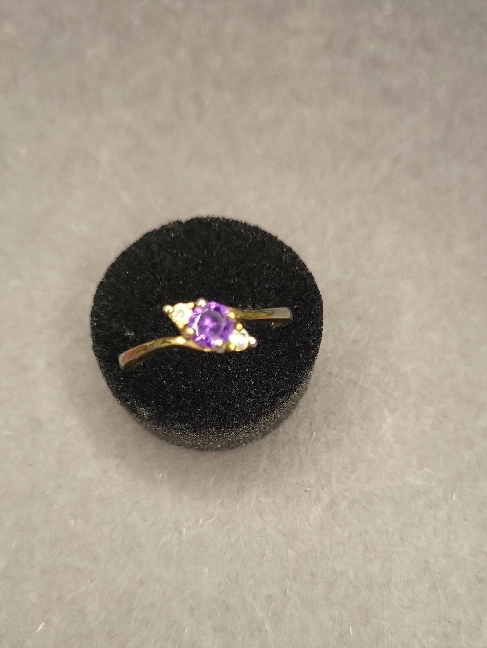 10K Gold Filled Amethyst Ring - Picture 3 of 7
